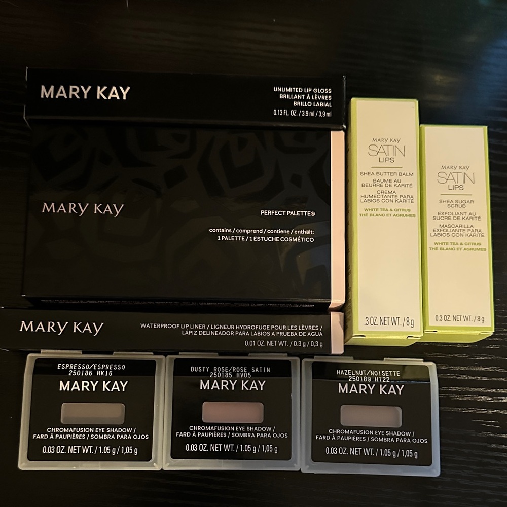 Mary Kay Lip & Eye Collection - Black & Lime Green Packaging